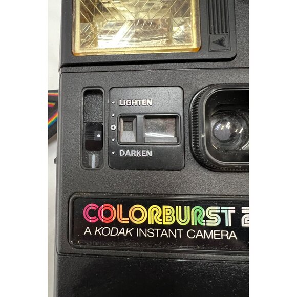 Kodak Colorburst 250 Instant Camera With Electronic Flash, And Strap - Picture 3 of 11
